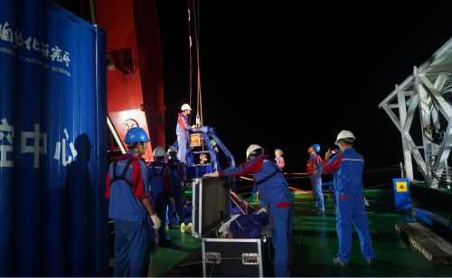 深海工程地质原位测试装置完成海上试验 深海工程地质原位测试装置完成海上试验